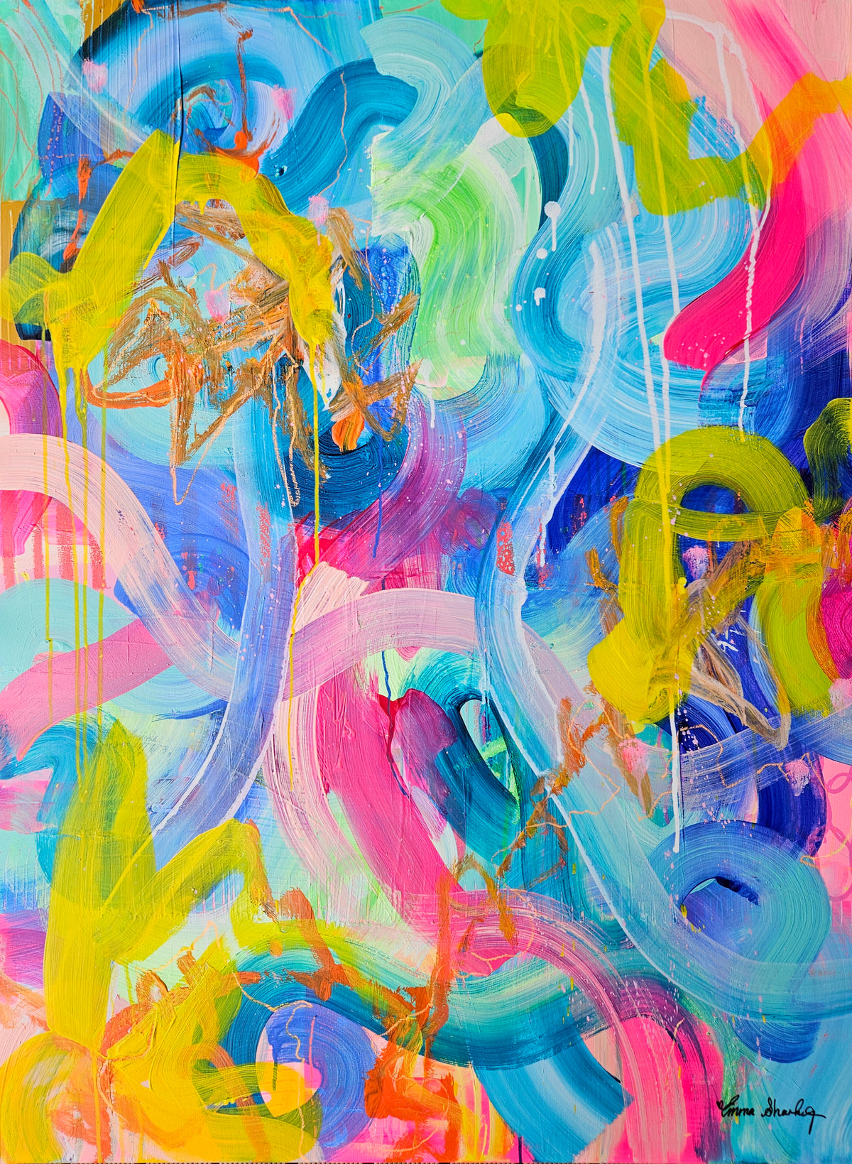 "Becoming Her" Original Artwork by Emma Sharkey